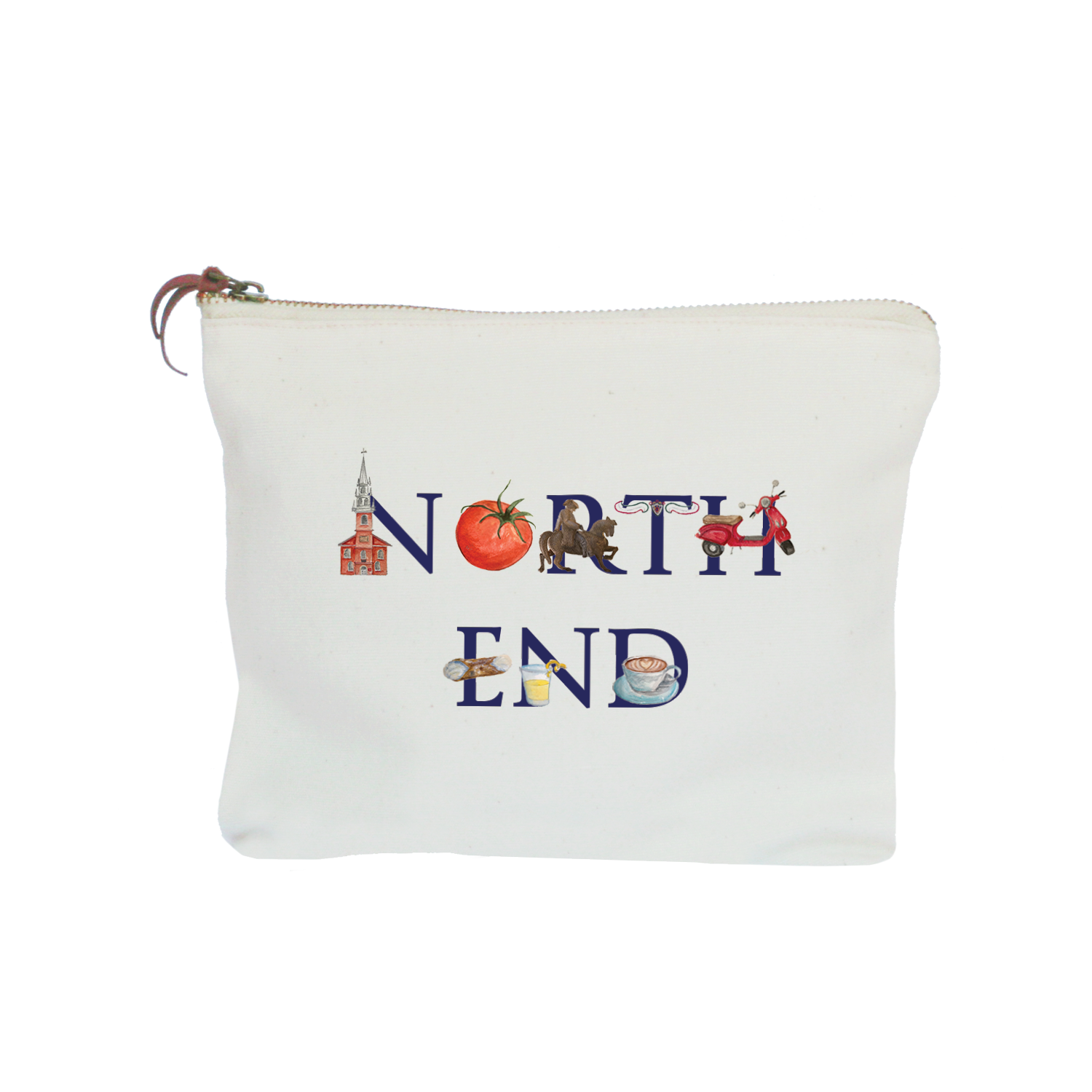 north end zipper pouch