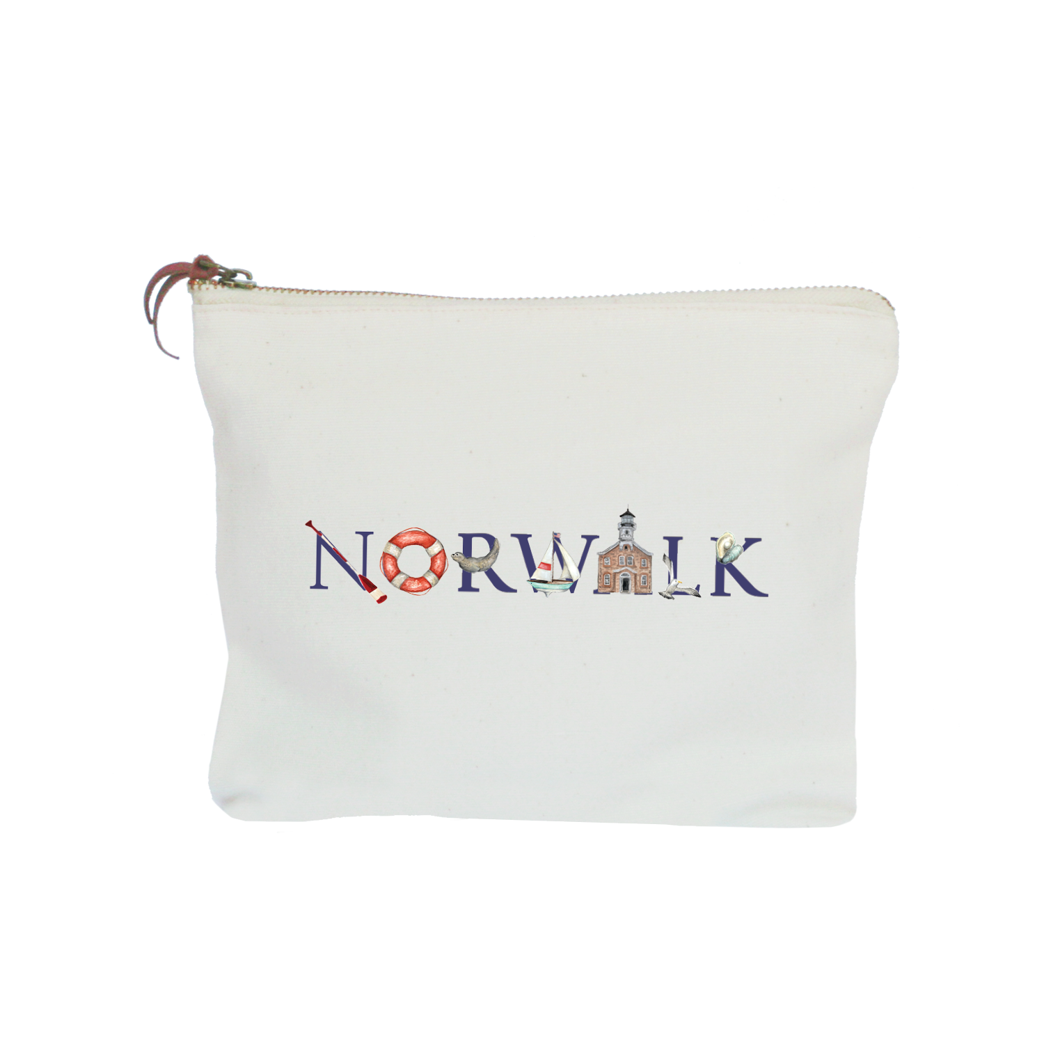 norwalk zipper pouch