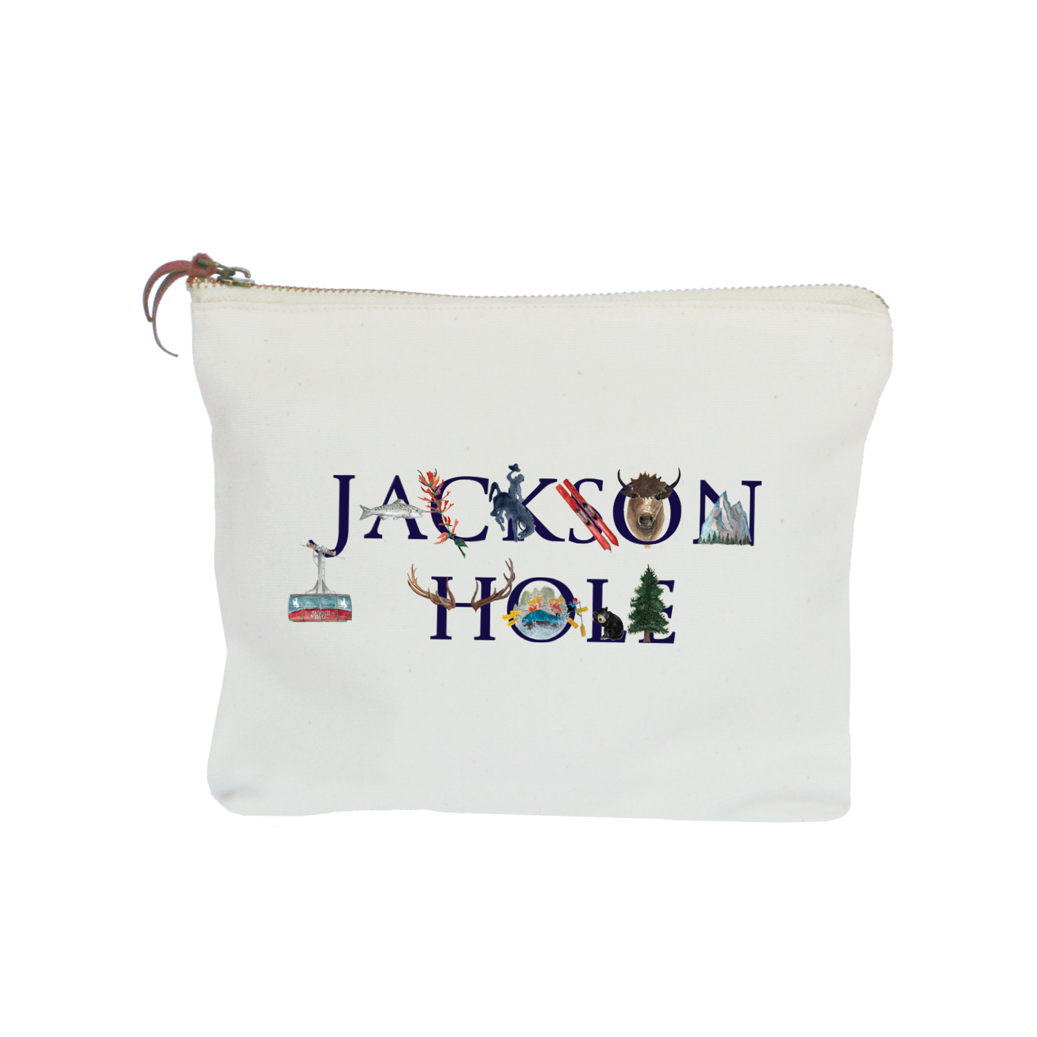 jackson hole zipper pouch