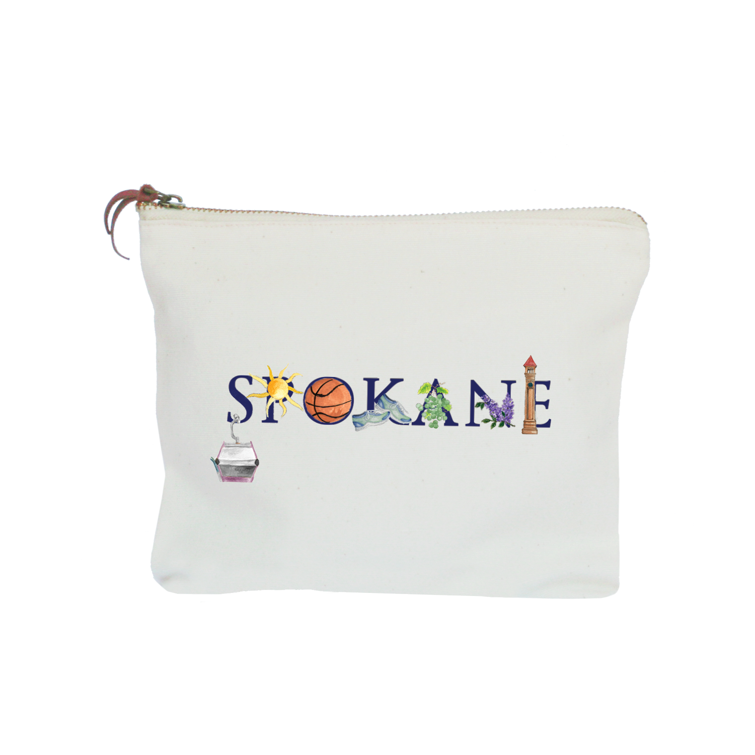 spokane zipper pouch