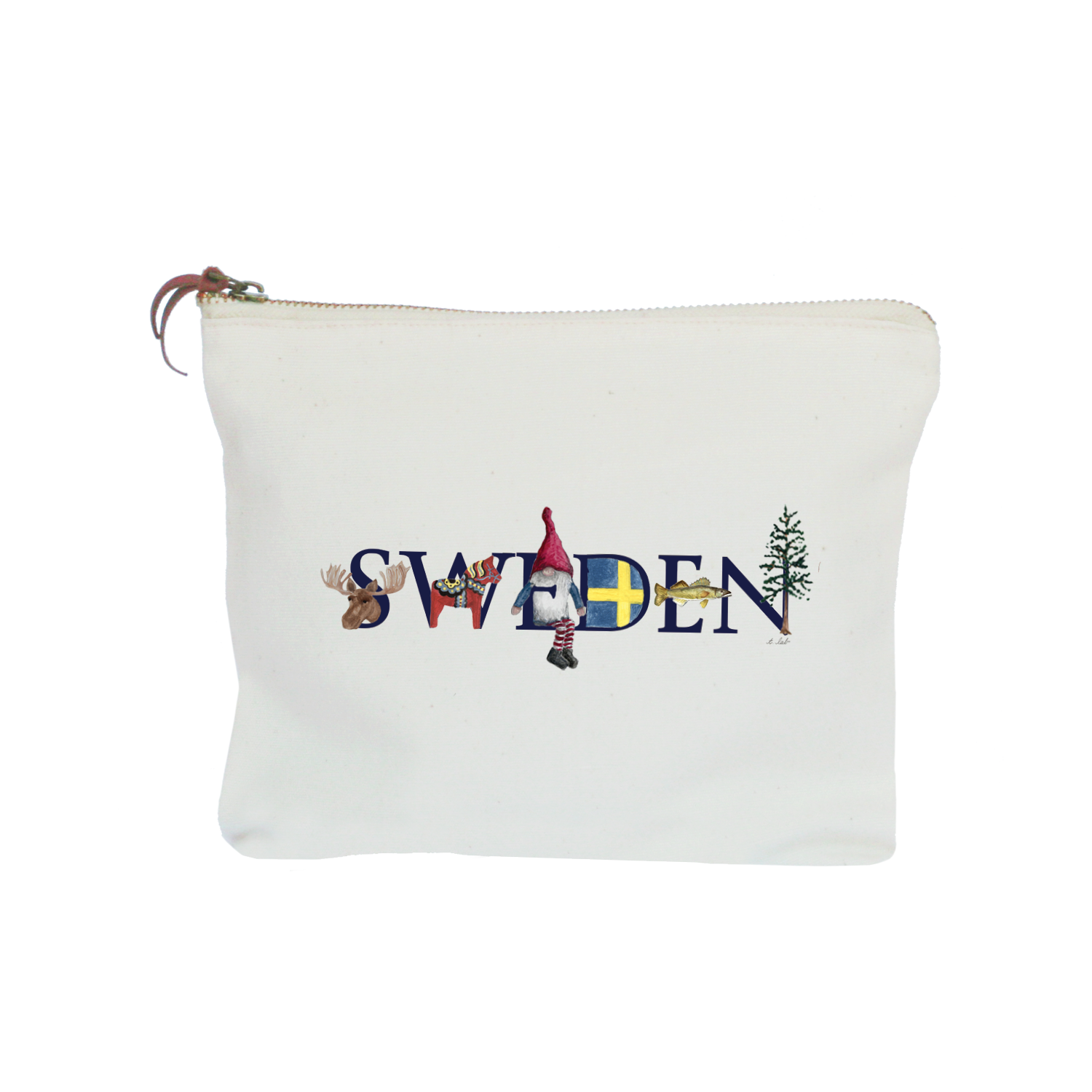 sweden zipper pouch