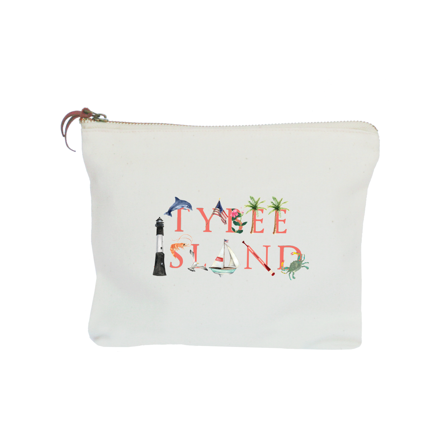 tybee zipper pouch