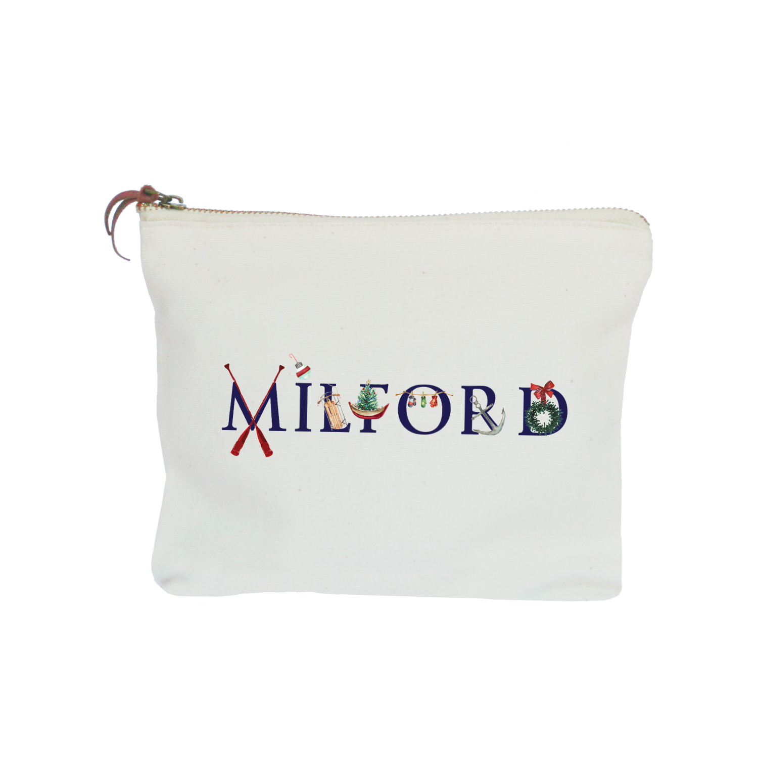 milford winter zipper pouch