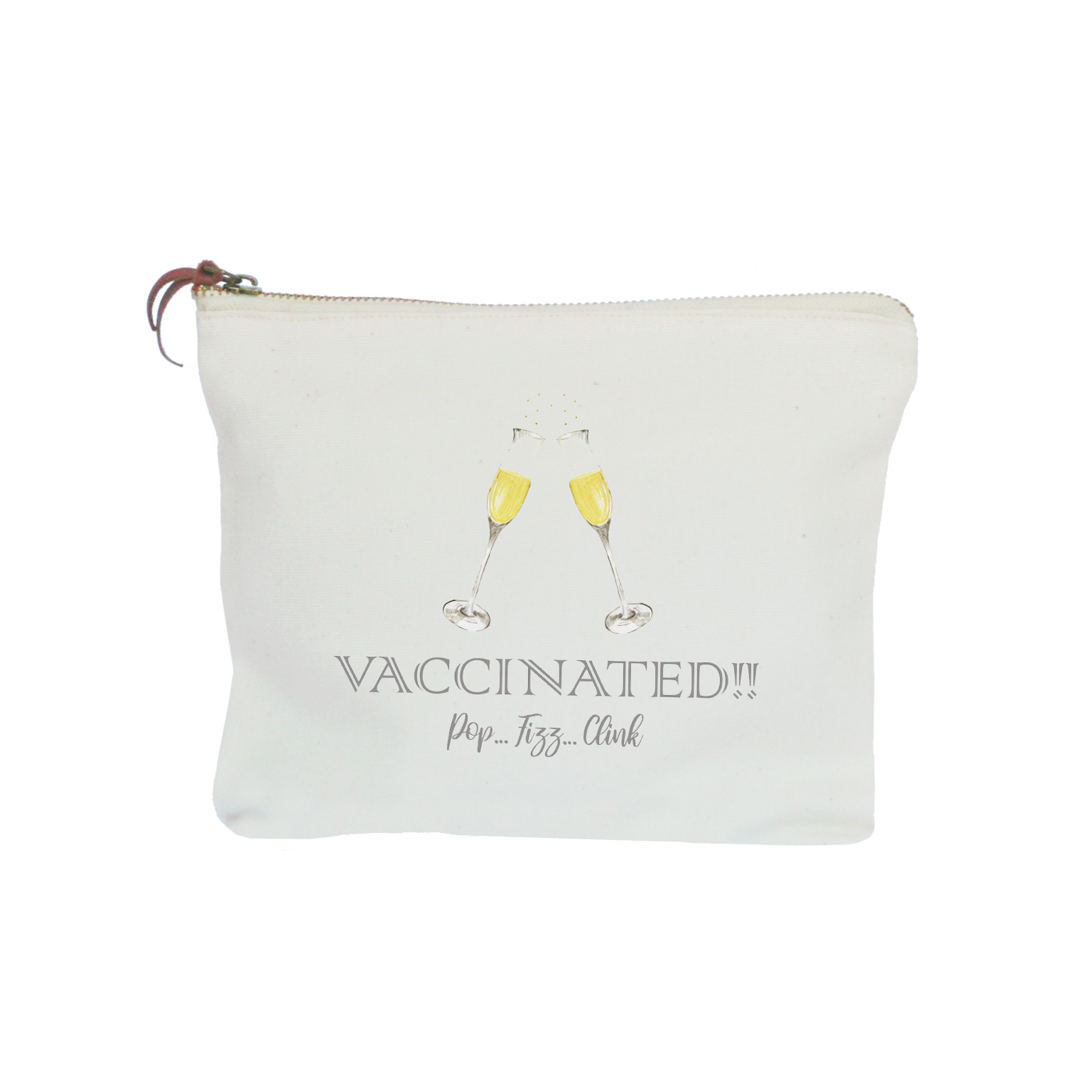 vaccine pop fizz clink zipper pouch