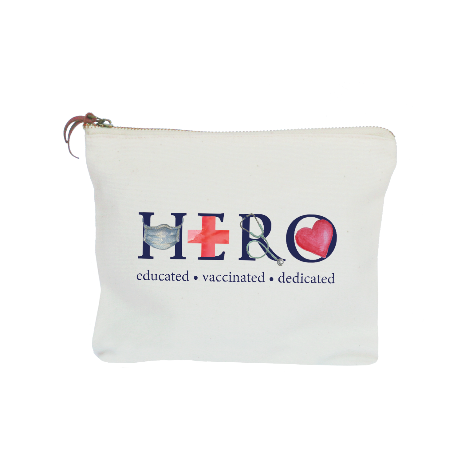vaccine hero zipper pouch