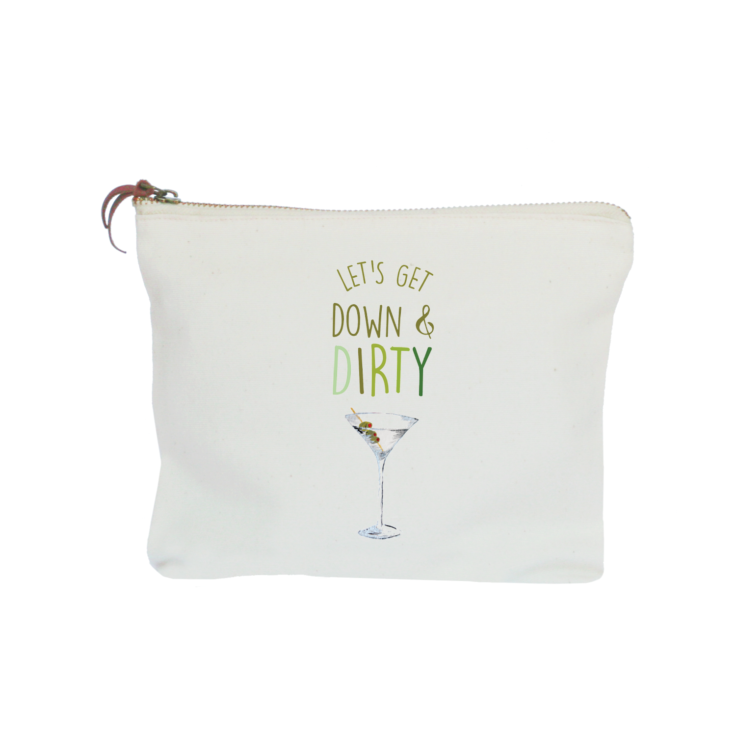 down and dirty zipper pouch