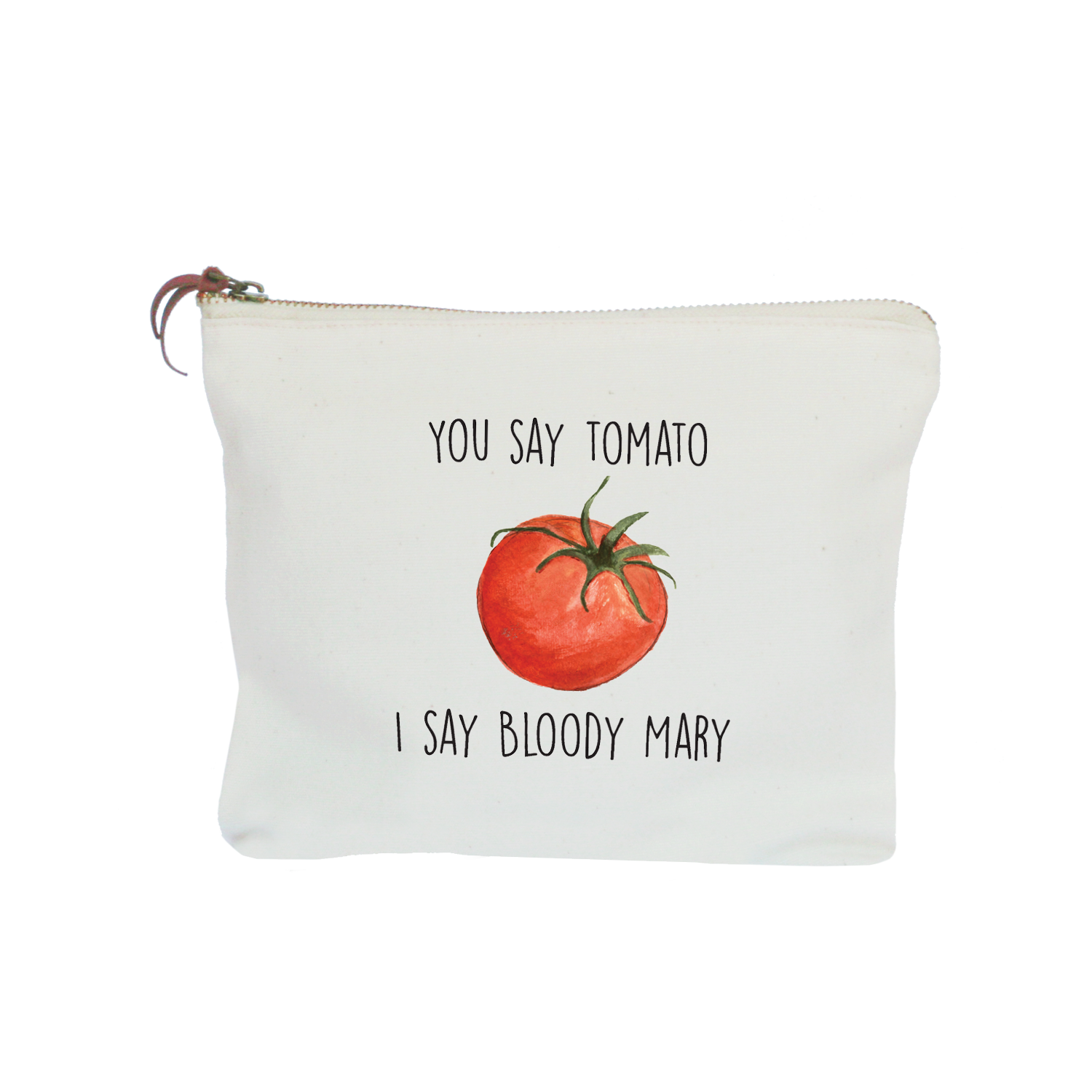 bloody Mary zipper pouch