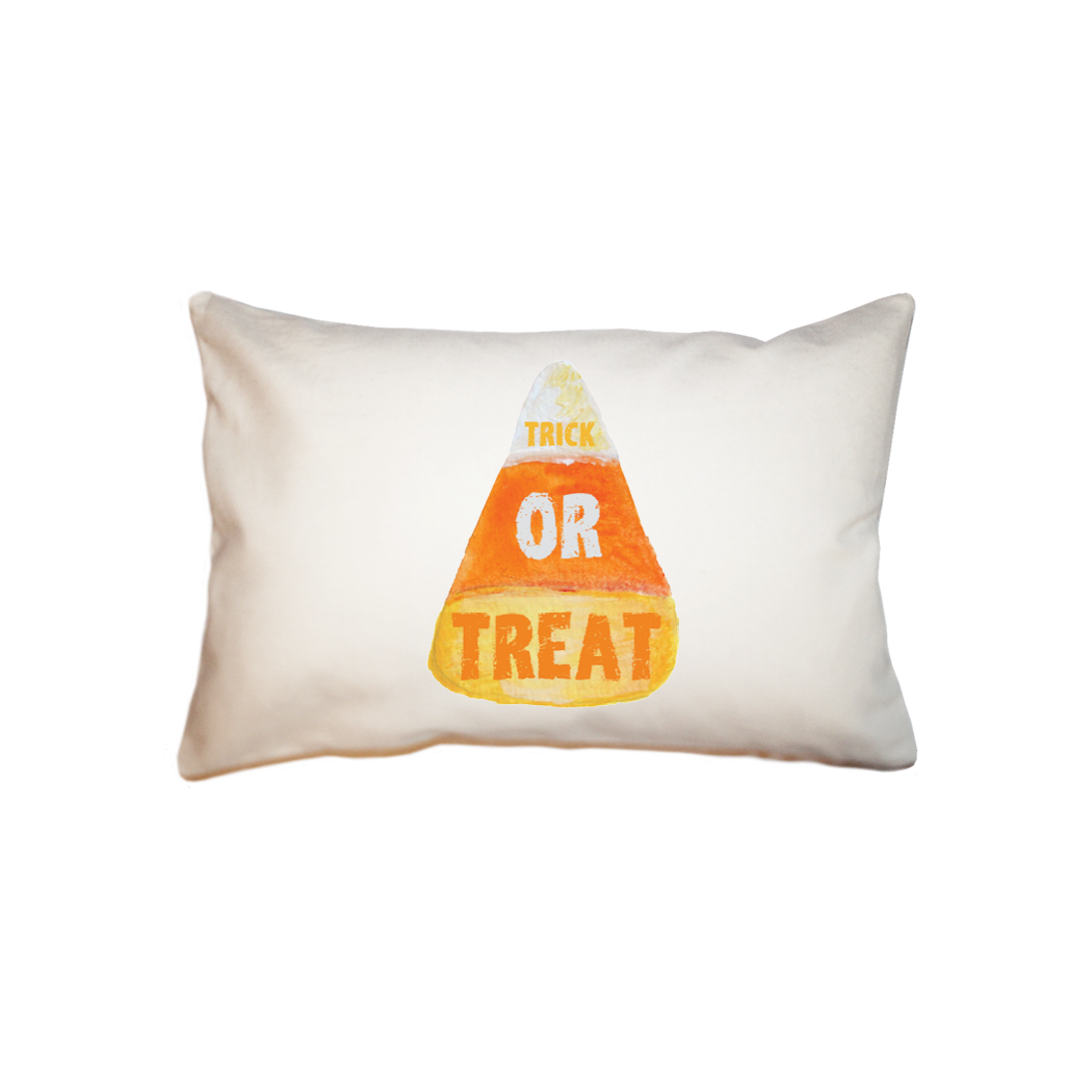 candy corn trick or treat small accent pillow