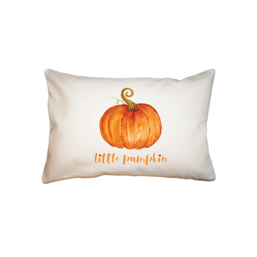 little pumpkin small accent pillow