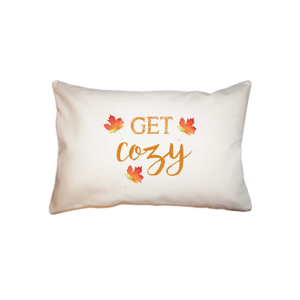 get cozy  small accent pillow
