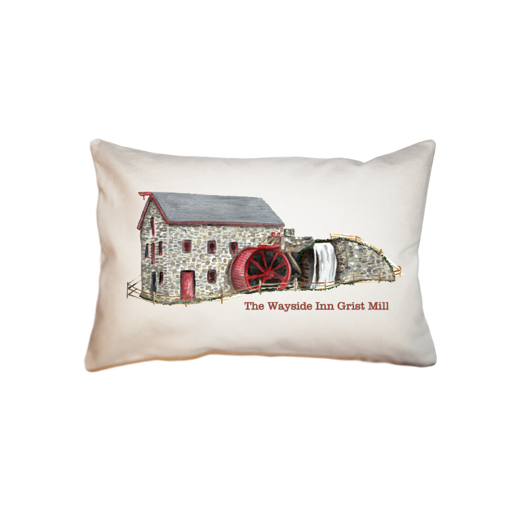wayside inn grist mill  small accent pillow
