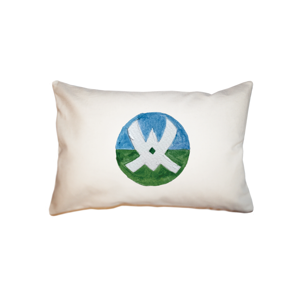 waterville valley logo small accent pillow