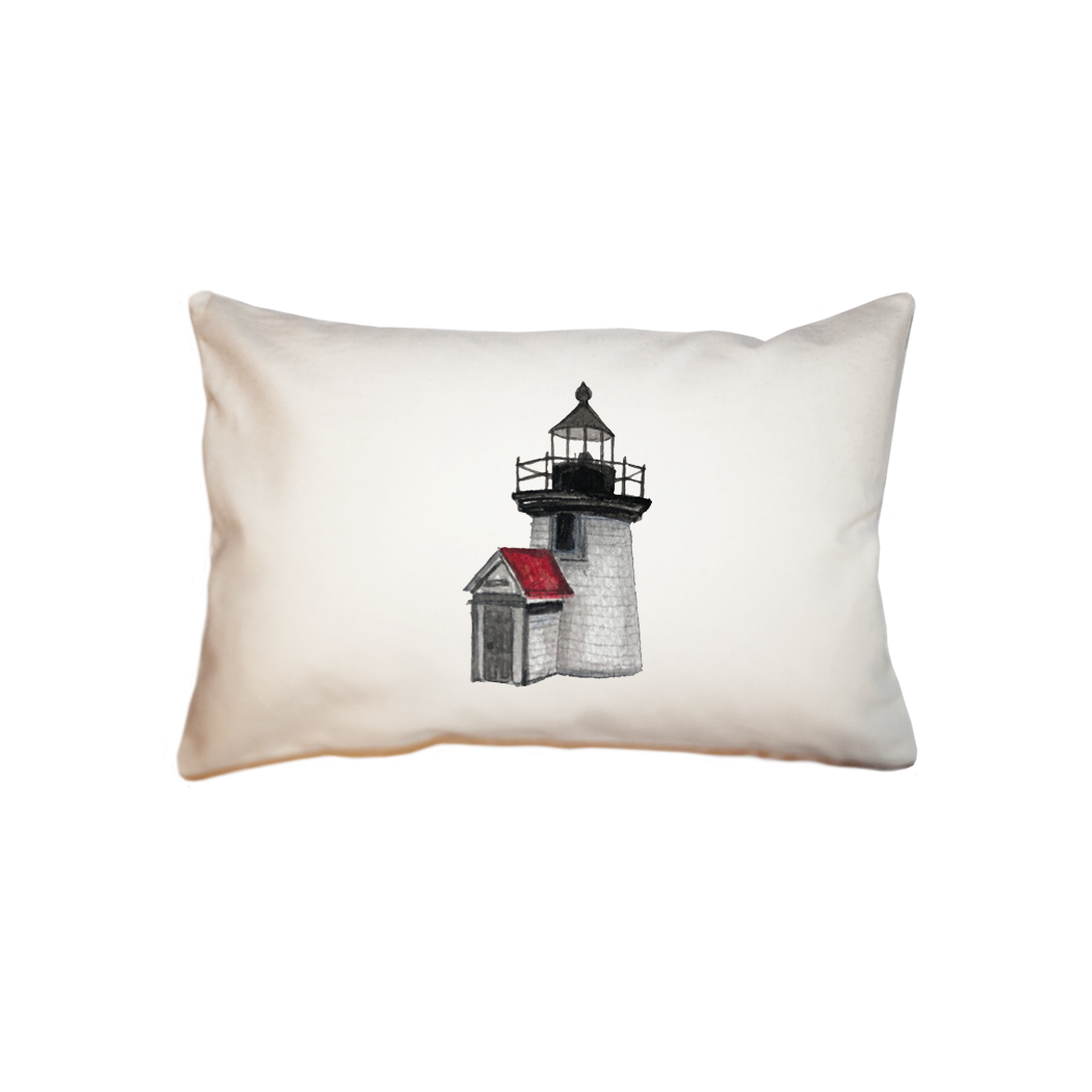 brant point lighthouse small accent pillow