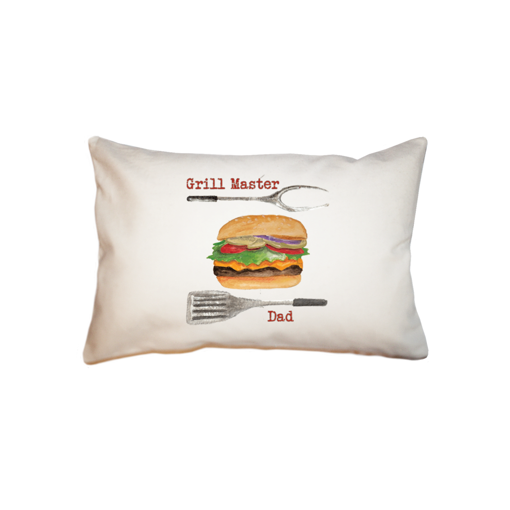 grill master dad  small accent pillow