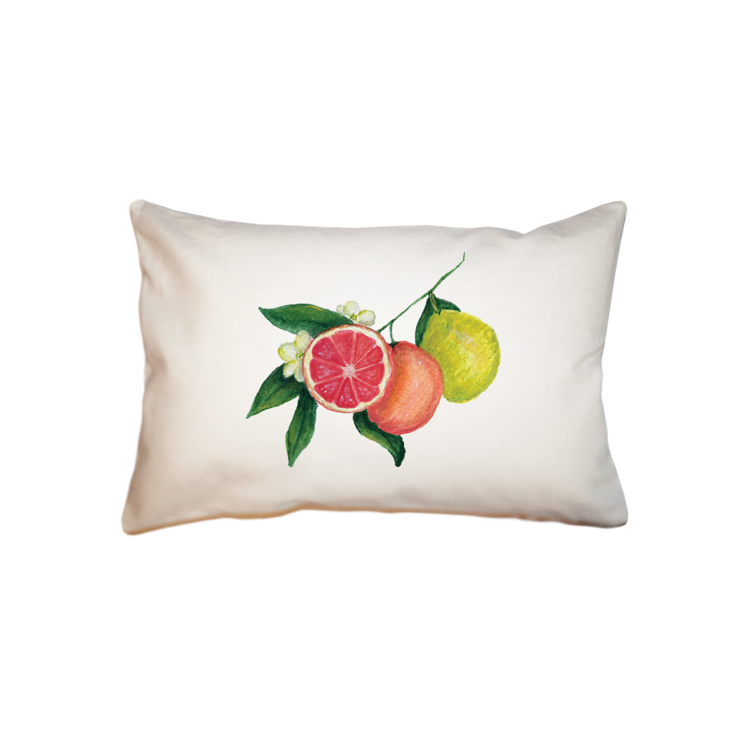 grapefruit small accent pillow
