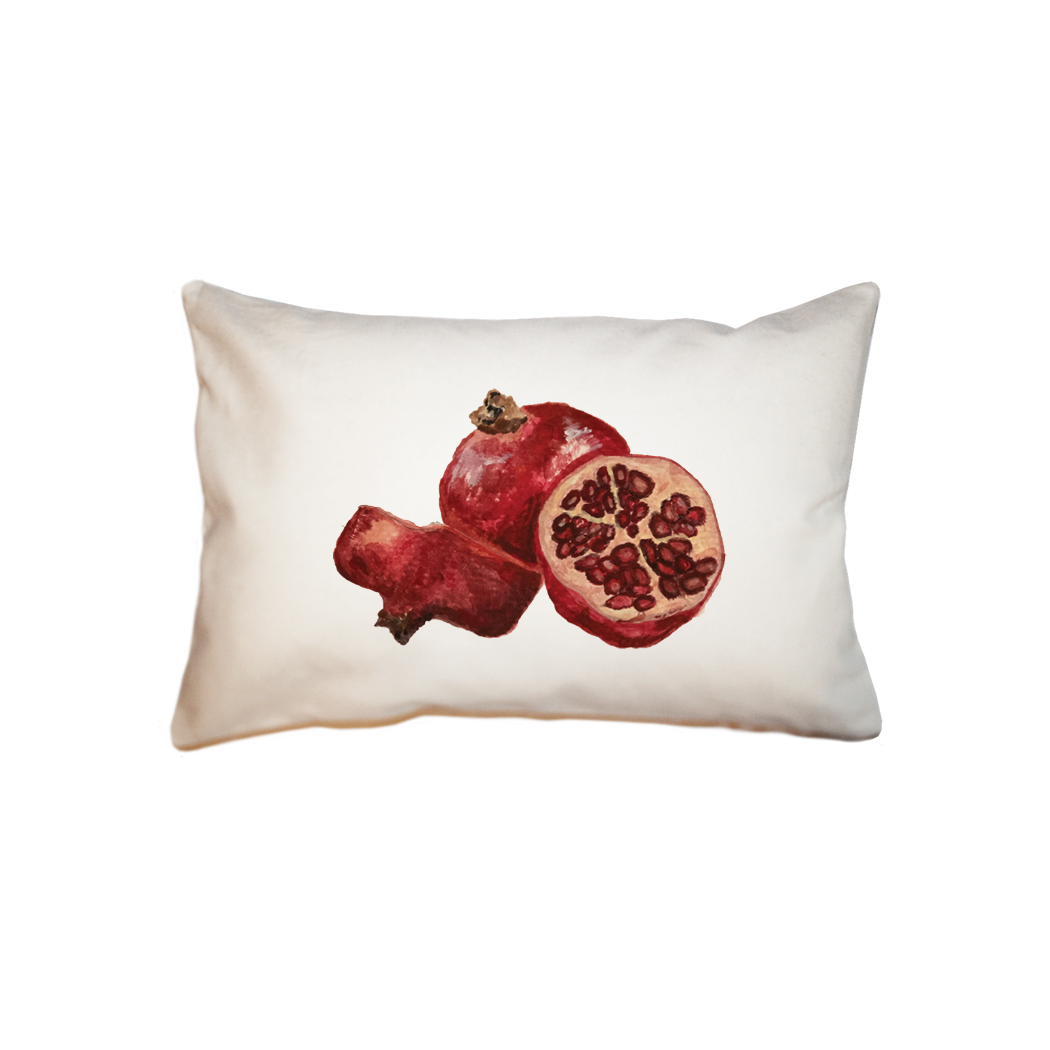 pomegranate small accent pillow