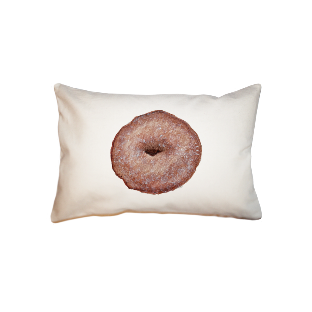 cider donut small accent pillow