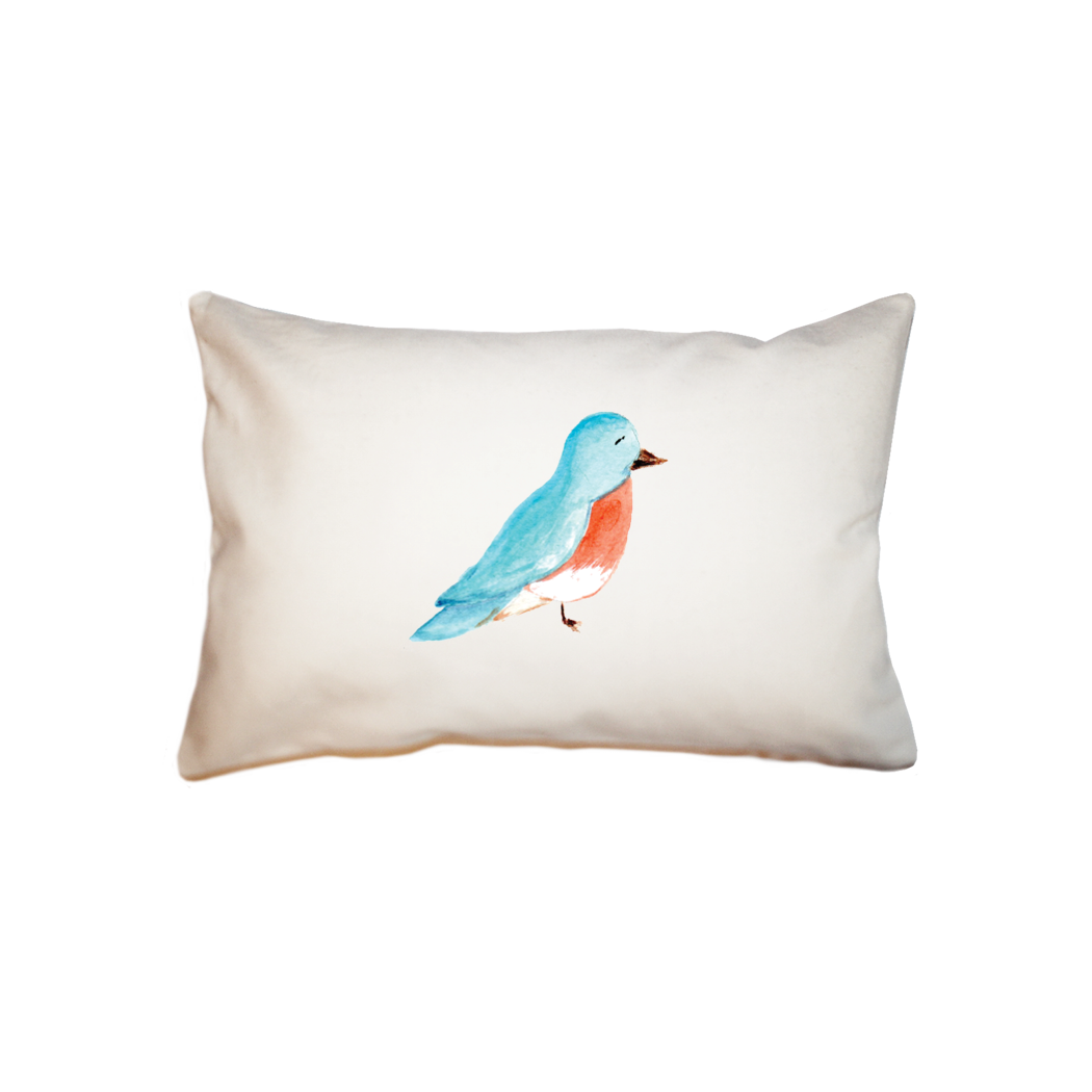 bluebird small accent pillow