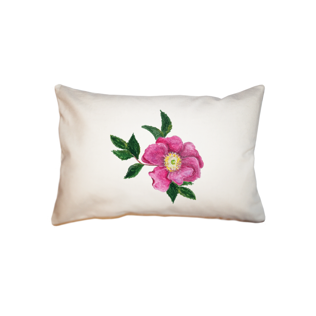rugosa rose small accent pillow