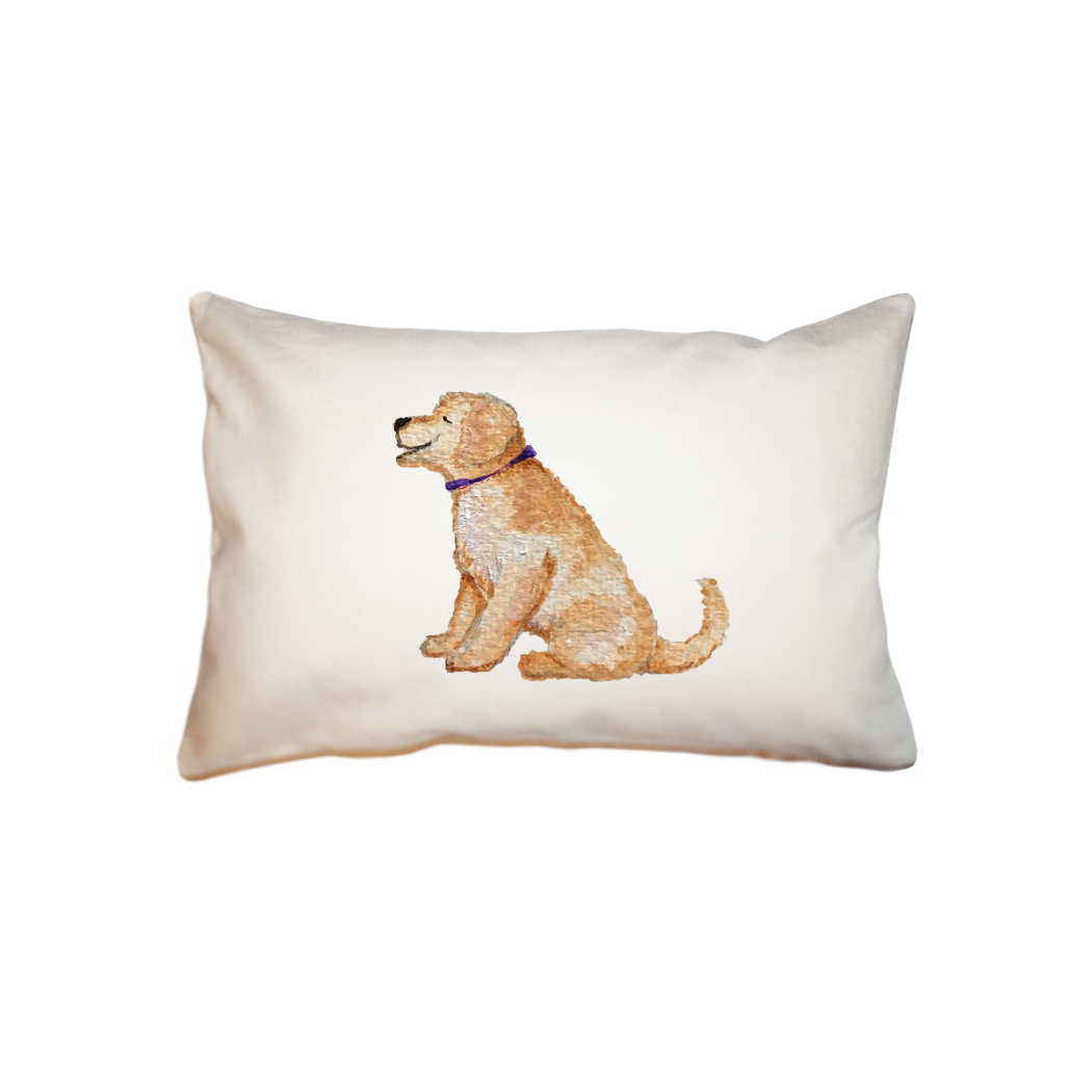 goldendoodle profile small accent pillow