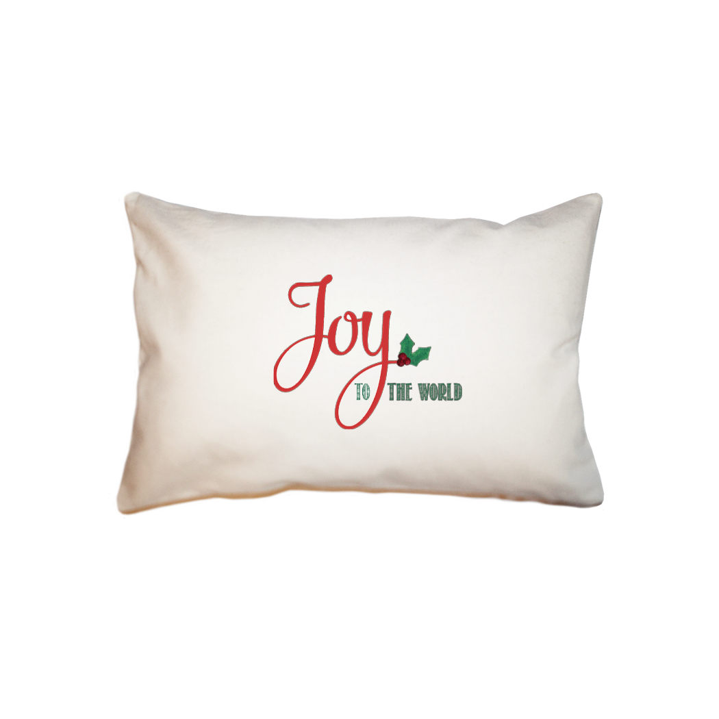 joy to the world small accent pillow