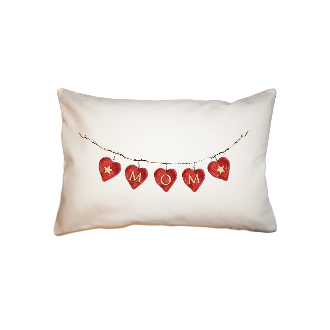 hearts on wire mom  small accent pillow
