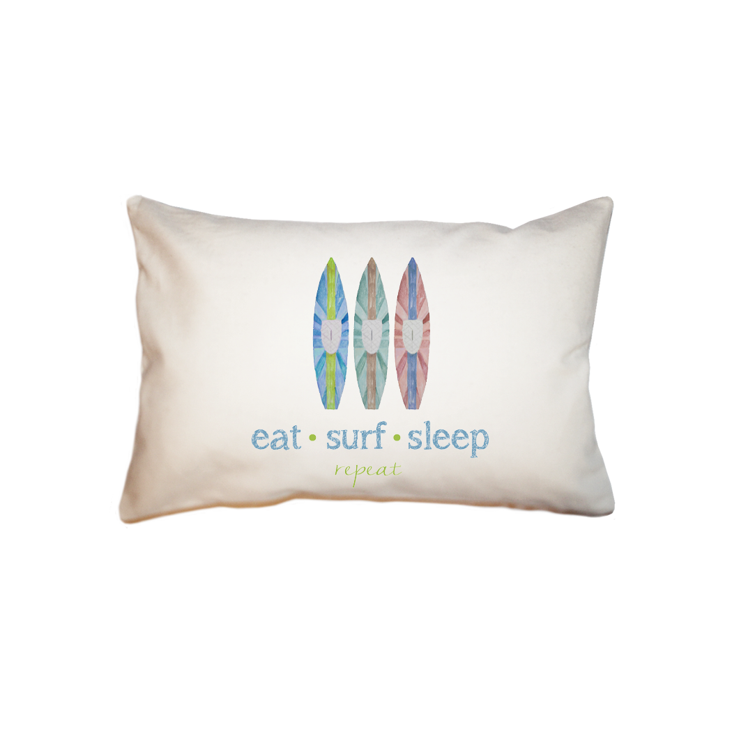 eat surf sleep repeat  small accent pillow