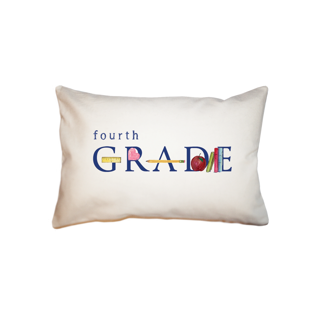 fourth grade small accent pillow
