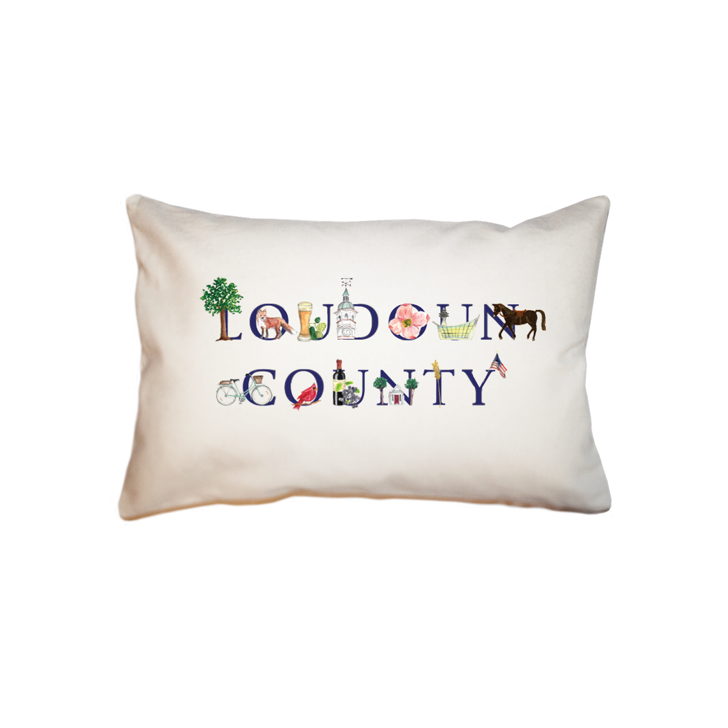 loudoun county  small accent pillow