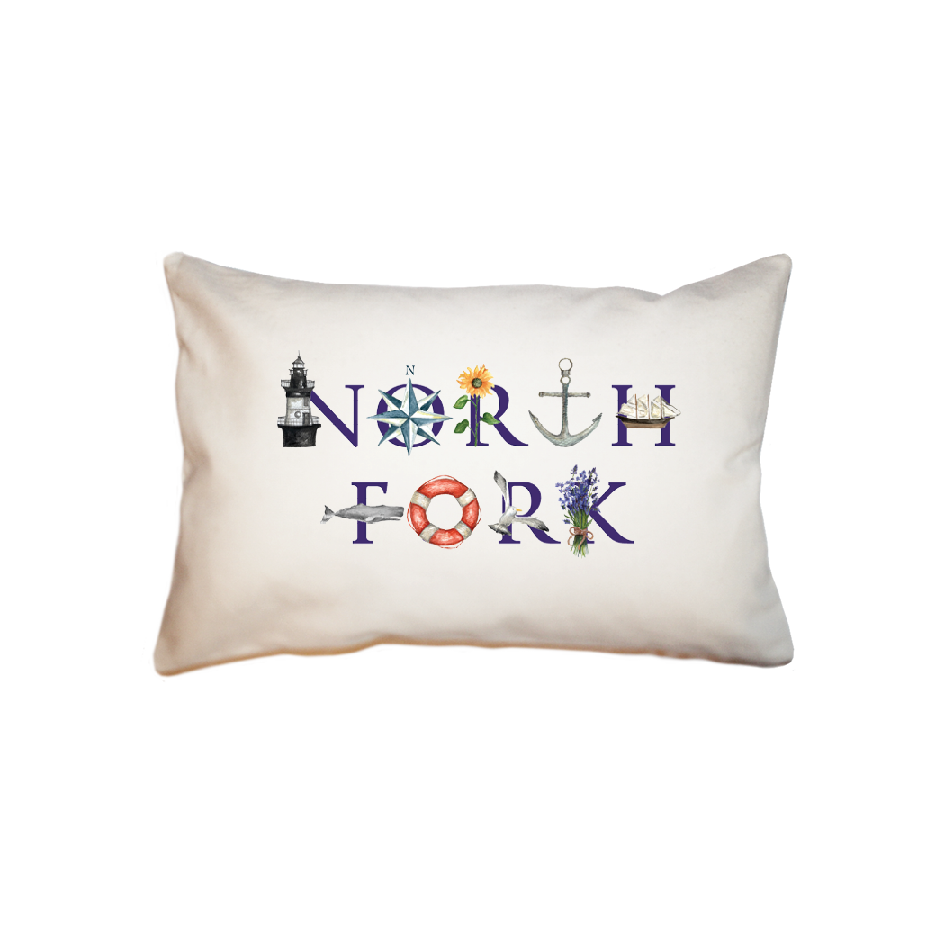 north fork  small accent pillow