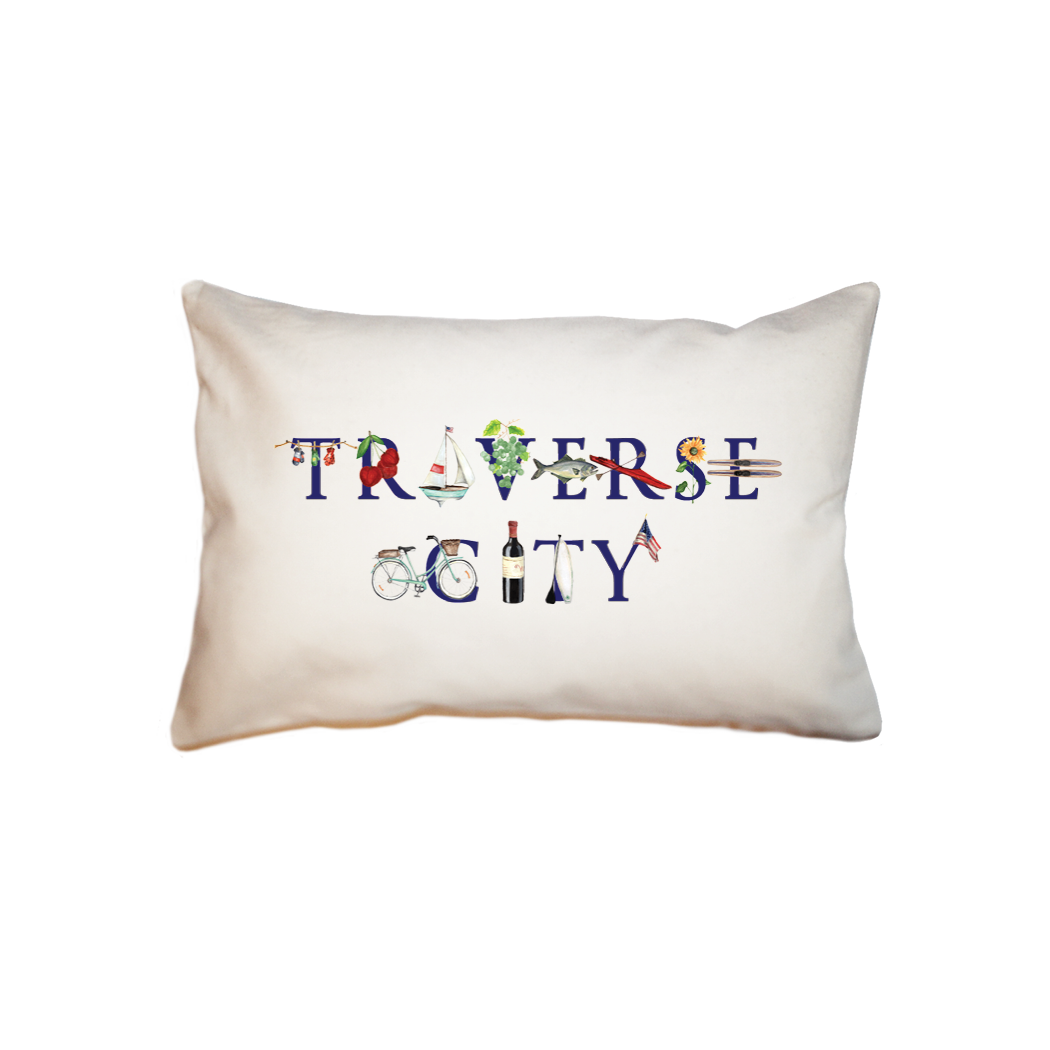 traverse city  small accent pillow