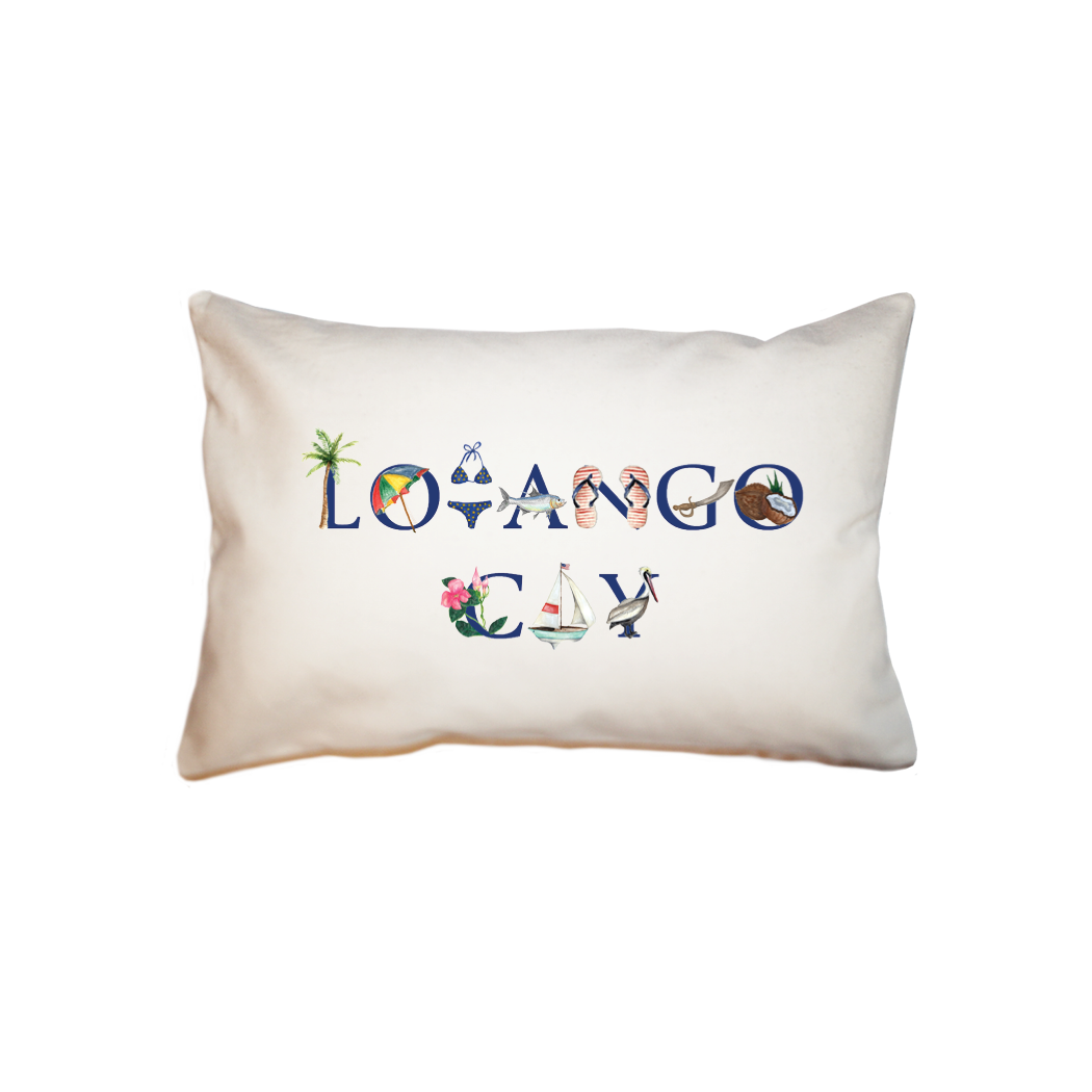 lovango cay  small accent pillow