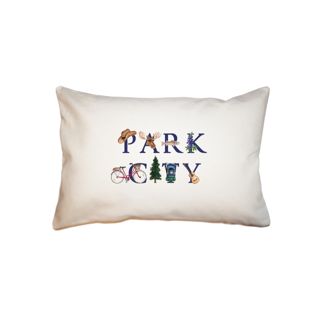 park city summer  small accent pillow
