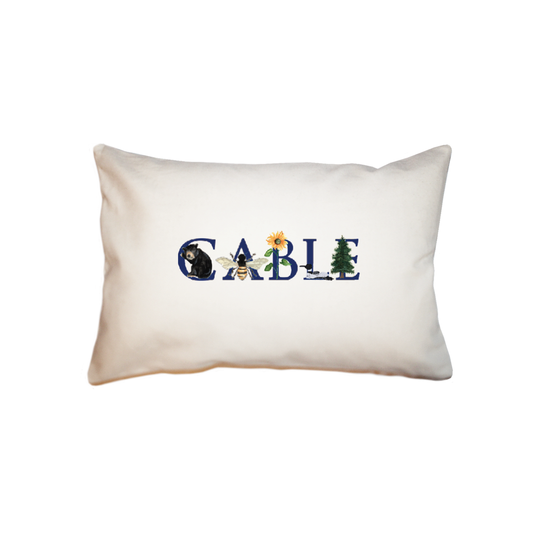 cable, wi  small accent pillow