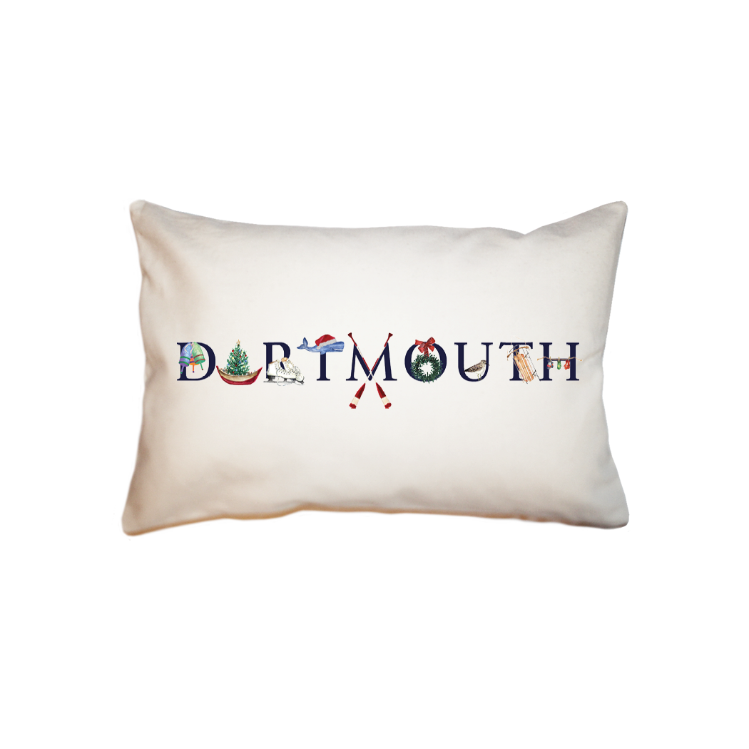dartmouth winter  small accent pillow