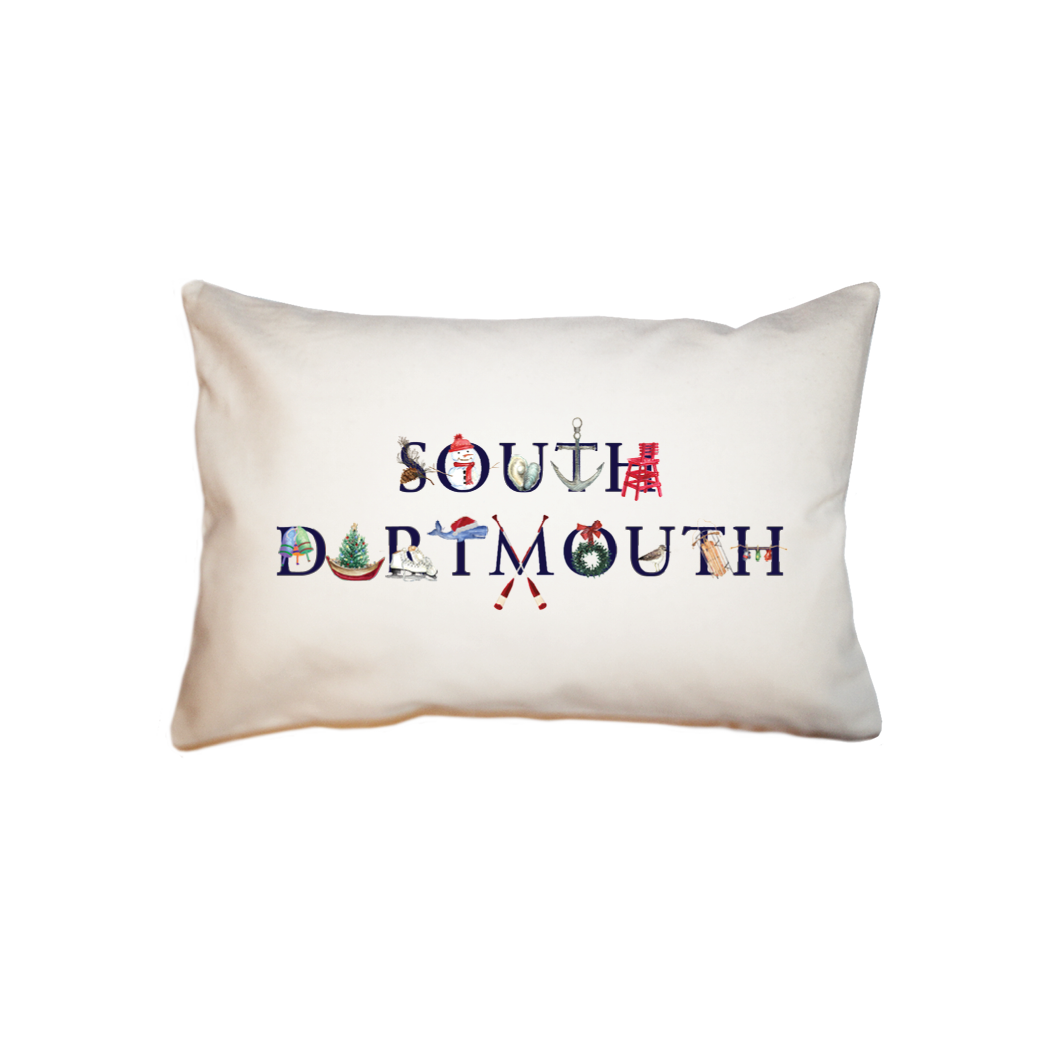 south dartmouth winter  small accent pillow