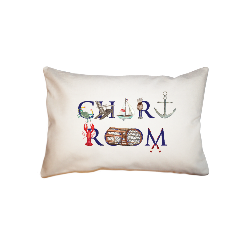chart room  small accent pillow