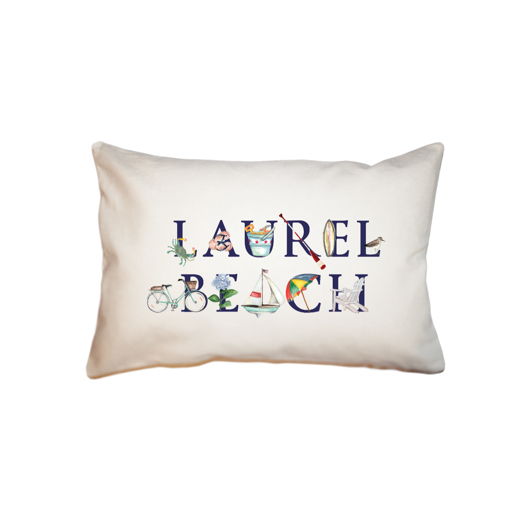 laurel beach  small accent pillow