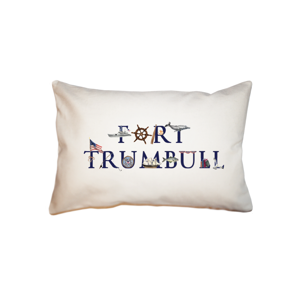 fort trumbull small accent pillow