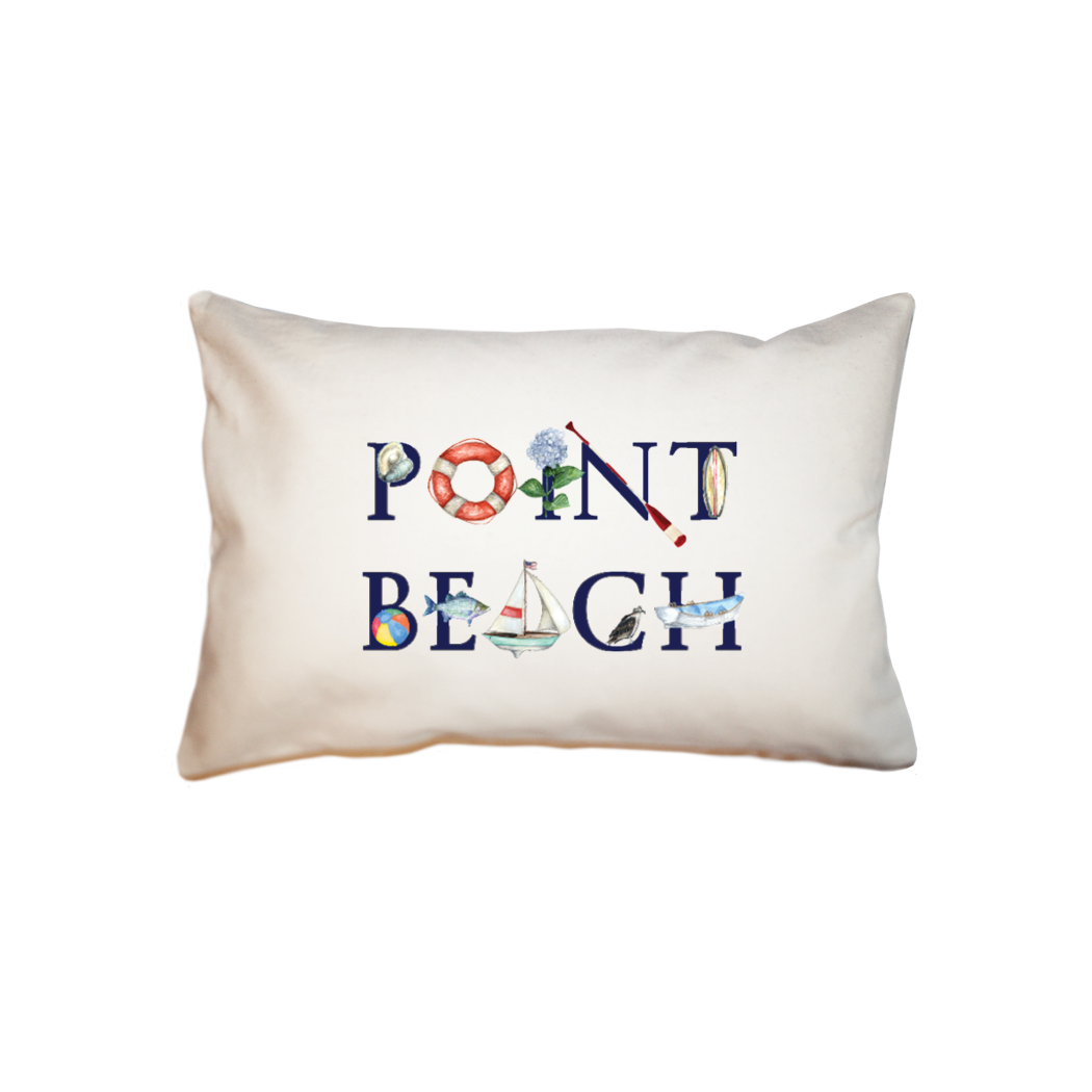 point beach small accent pillow