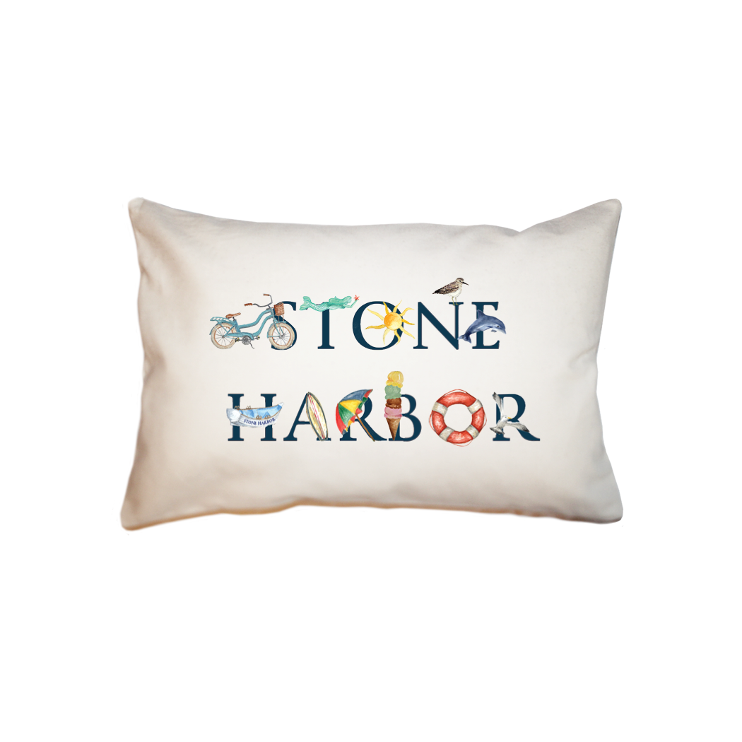 stone harbor  small accent pillow