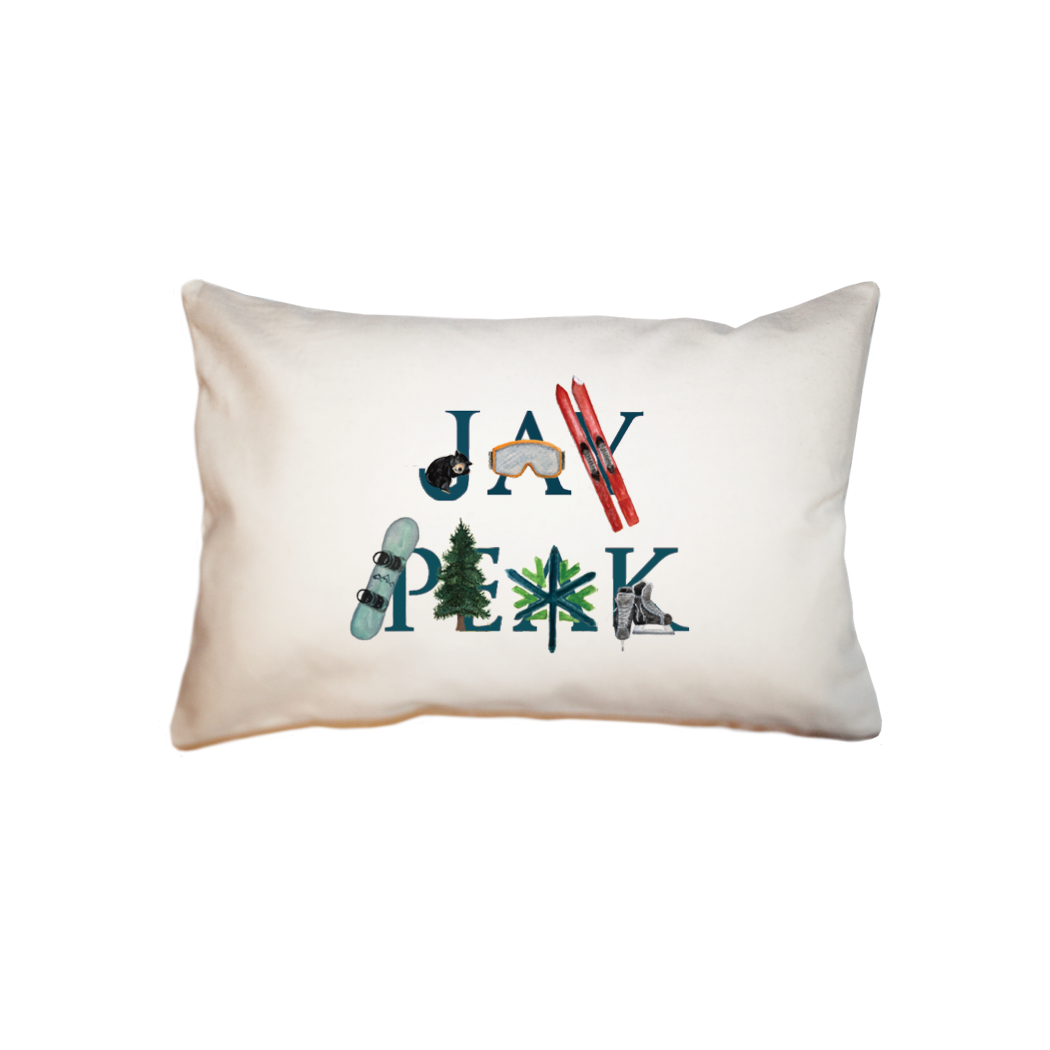 jay peak  small accent pillow