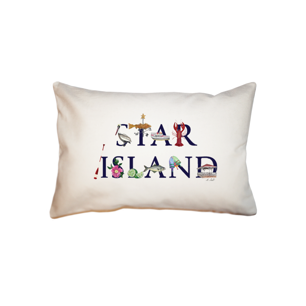 star island small accent pillow