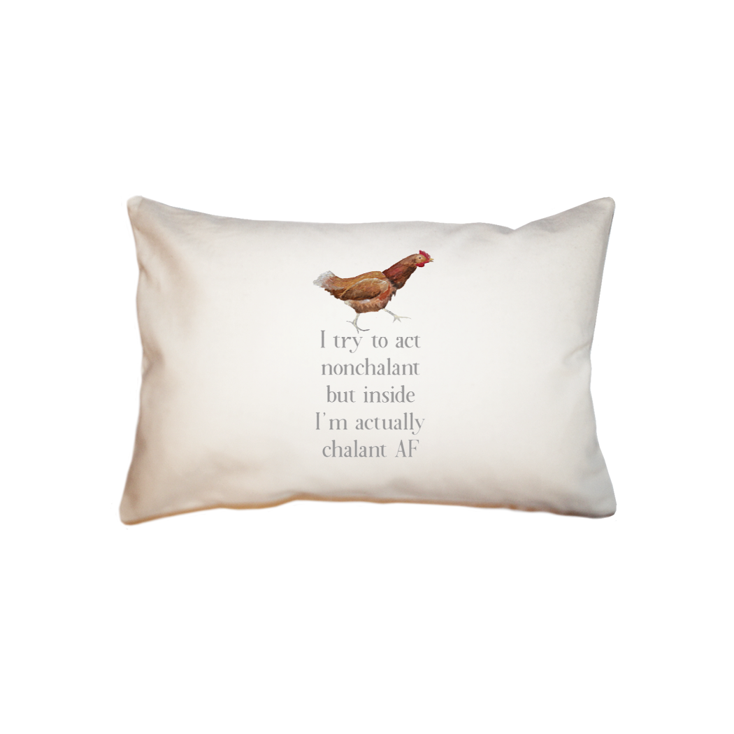 nonchalant  small accent pillow