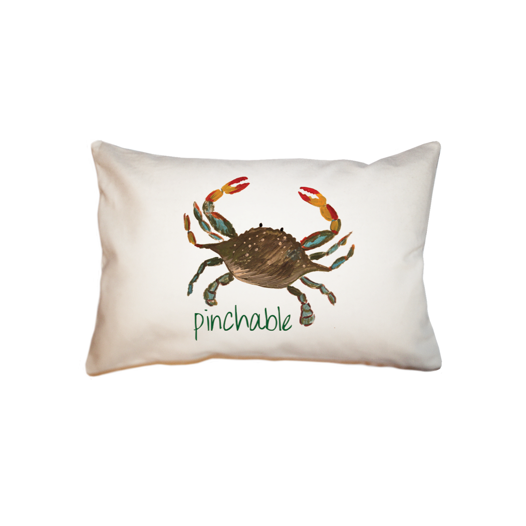 pinchable brown small accent pillow