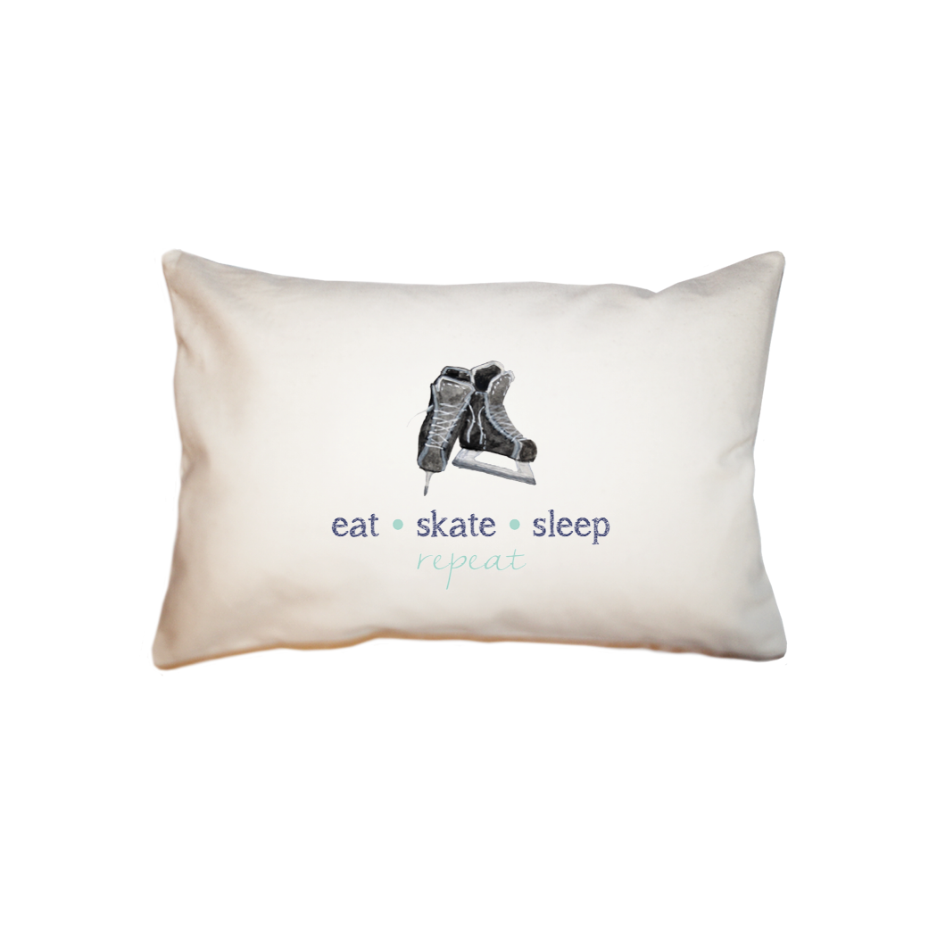 eat skate sleep repeat  small accent pillow