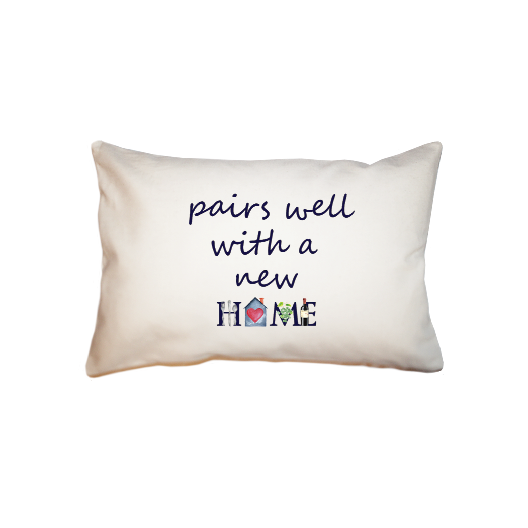 pairs well with a new home small accent pillow