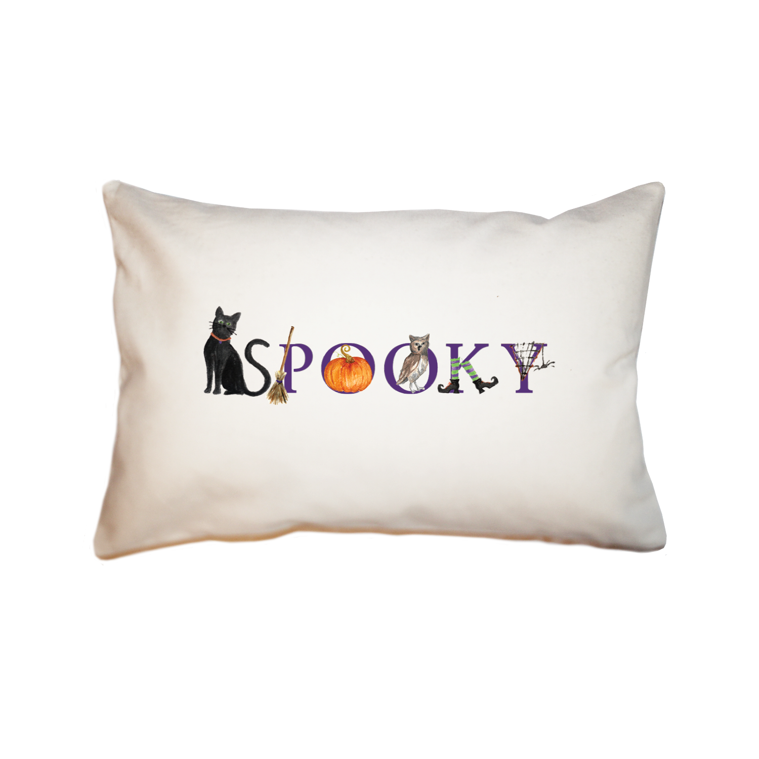 spooky large rectangle pillow
