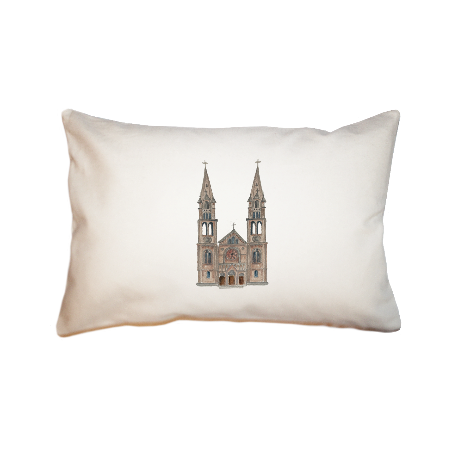 mission hill basilica large rectangle pillow