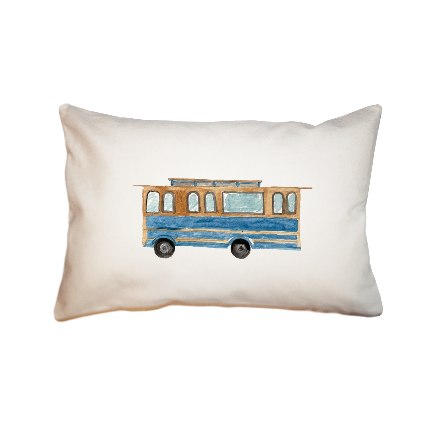 trolley laguna beach large rectangle pillow